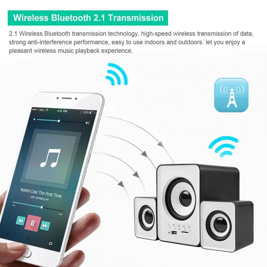 SADA D-230 мини стерео Проводная Колонка Настольный ПК компьютер bluetooth динамик TF/FM/диск bluetooth динамик