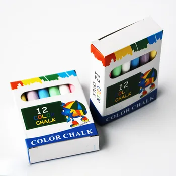 

12 Pcs/Lot Dustless Chalk Pen Drawing Chalks For Blackboard Multicolour Stationary Office School Supplies Accessories