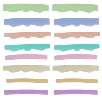 

8 Pair Professional Eyelash Perming Pad 2 Different Sizes Non-Toxic Silicone Eyelashes Curler Rods Lashes Lift For Home Salon