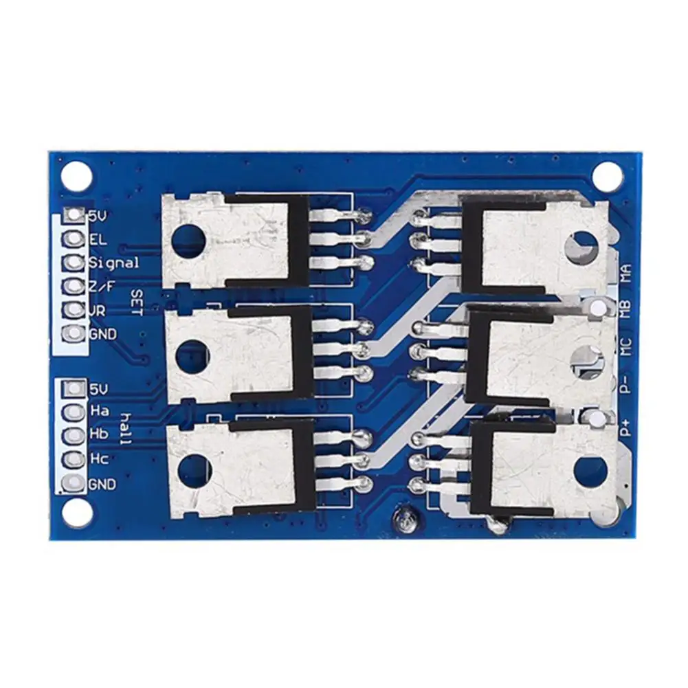 DC 12 V-36 V 15A 500W Бесщеточный контроллер двигателя драйвер платы синий