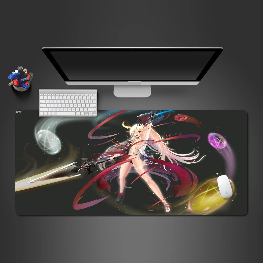 Cool Anime Game Mouse Pad Professional Computer Competition Fast Best-selling Rubber Large Lock Keyboard Mat | Компьютеры и офис