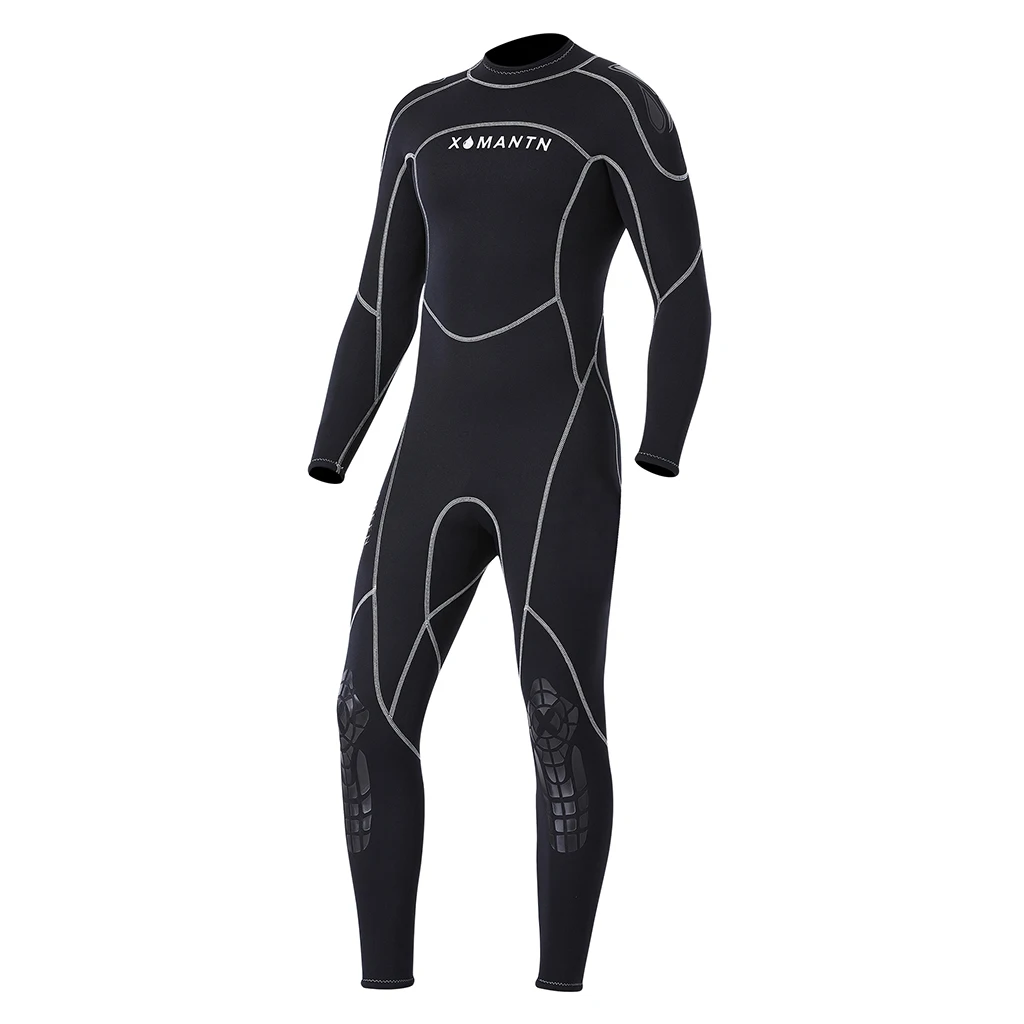 3 Mm Male Diving Wetsuit One-Piece Diving Suit Jumpsuit Rash Guard Scuba Diving Wetsuit for Water Sports 