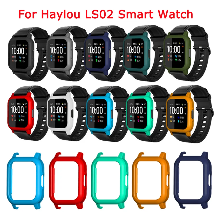 Защитный чехол для умных часов Haylou LS02 Жесткий Чехол-бампер Xiaomi | Электроника