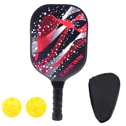 Новый Paddle Pickleball для мужчин и женщин, ракетка из углеродного волокна, сотовая полимерная композитная ракетка Pickleball с сумкой