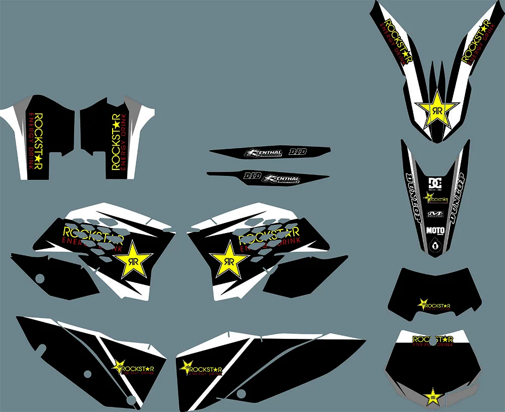 Motorycle Team Graphics Decals Stickers For KTM 125 144 150 200 250 350 400 450 505 530 SX SXF XC XCW EXC XCRW SMR 2008-2011 | Автомобили