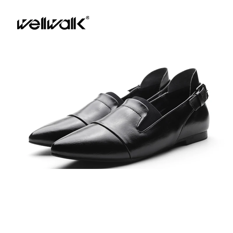 

Women Dress Shoes Pointed Toe Close Shoes Black Work Shoes Office Slip On Slingback Flat Shoes Flats Loafer Shoes For Ladies