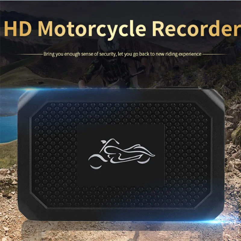 

HD 1080P Motorcycle Sports Dual Camera DVR Motor Dash Cam with Special Dual-track Front Rear Recorder Motorbike Electronics