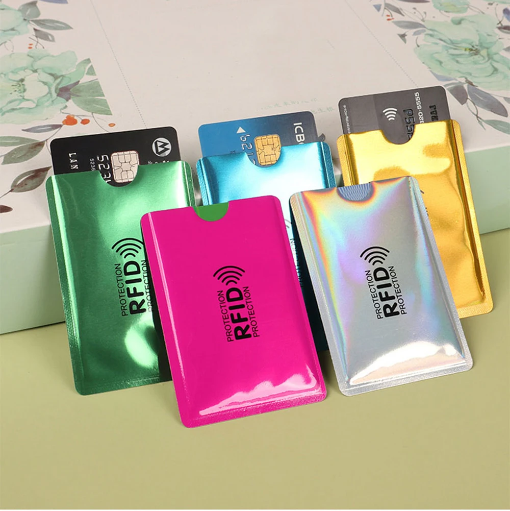 5 шт. чехол кошелек для банковских карт с Rfid защитой|Держатели и пропусков| |