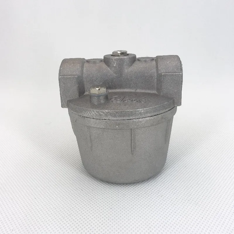 Waste Oil Burner Medium 1/2"-1/2" 120 Mesh Filter Diesel Burner Filter Oil Strainer Full Aluminum Cup Fuel for Boiler and Burner waste oil burner