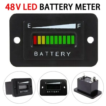 

Car Indicator Light Boat Meter Battery Indicator Gauge Charge Tester 48V