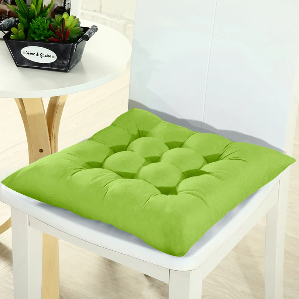 1/2/4pcs Home Seat Cushion Pad Winter Office Bar Chair Back Seat Cushions Sofa Pillow Buttocks Chair Cushion 37x37cm 2