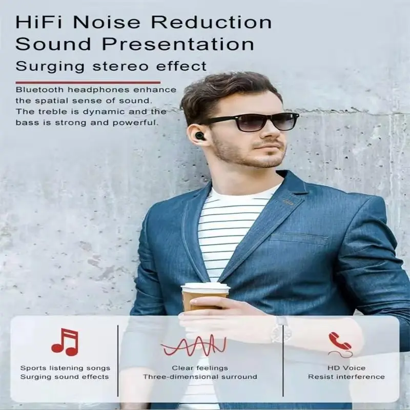 TWS-X23 беспроводные Bluetooth наушники Bluetooth бинауральные наушники с зарядным устройством сенсорное управление Спортивная мини гарнитура