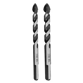 

10pcs Carbide Triangle Handle Drill Bits Drilling Tile Wear Resistance and Durability High Hardness Ceramic Glass Porcelain