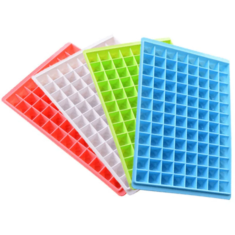

96 Grid SiliconeIce Cube Big Diamond Ice Popsicle Mold Creative Hexagons DIY Homemade Ice Storage Box Kitchen Gadget Accessories