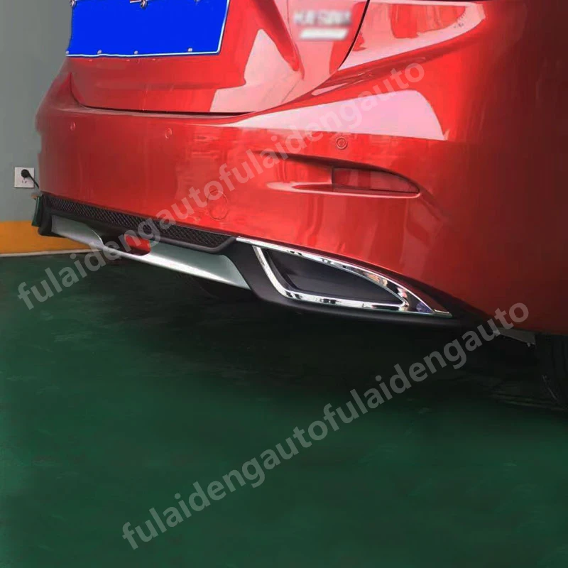 1 шт. для Mazda 3 Axela Sedan- задний бампер диффузор бампер для губ Защитная крышка отделка автомобиля аксессуары для укладки