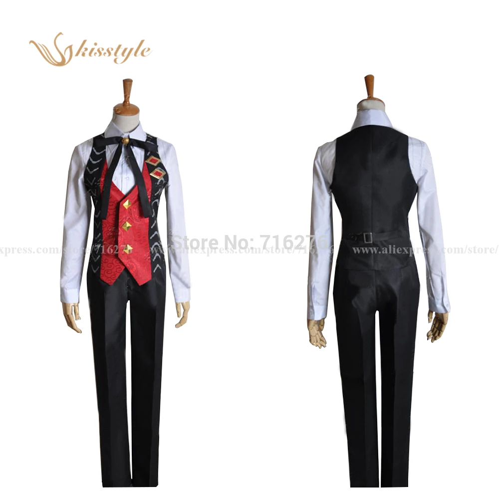 

Kisstyle Fashion Anime Amnesia IKKI TOMA Work Clothes Uniform Cosplay Costume Custom-Made