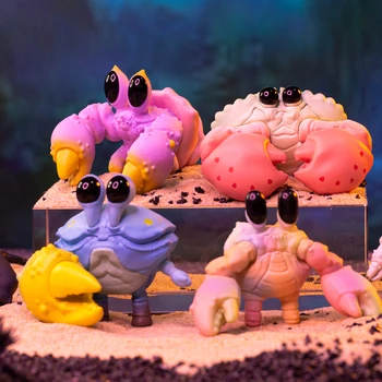 

Blind Box MUYANBubbles Aquatic World Crab Series Blind Box Series Seafood Crab Handmade Decoration