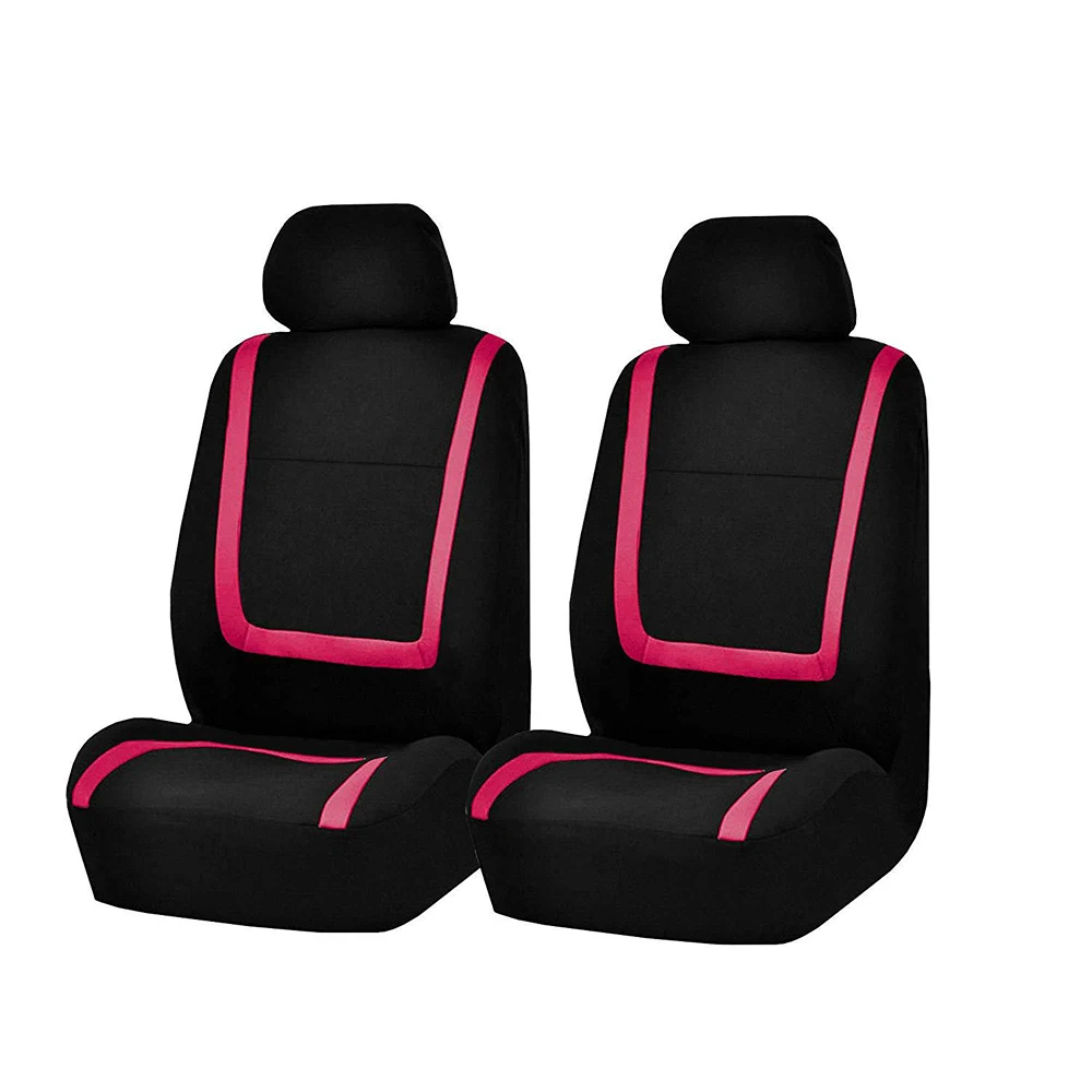 Универсальный чехол для автомобильных сидений из полиэфирной ткани, чехлы для автомобильных сидений, чехлы для автомобильных сидений, защита для автомобильных сидений, аксессуары для интерьера 5 - Название цвета: G