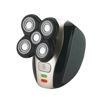 

4D Adult Electric rechargeable bald head shaver beard nose ear hair trimmer razor clipper facial whole body Washing Razor Set