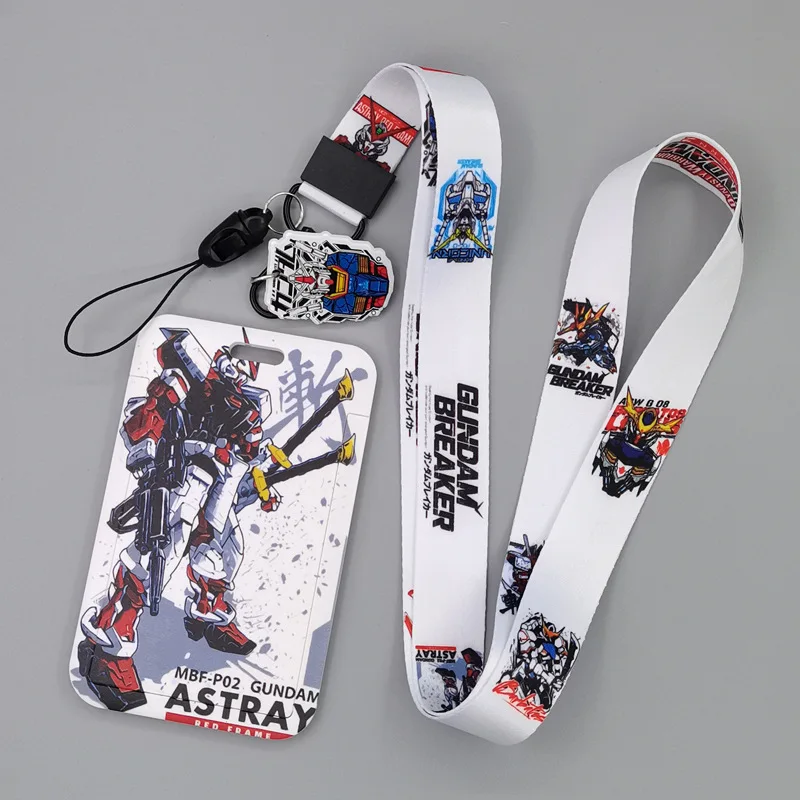 Japanese Anime Card Cases card Lanyard Key Lanyard Cosplay Badge ID Cards Holders Neck Straps Keychains 1 set id card case card holder id card holder