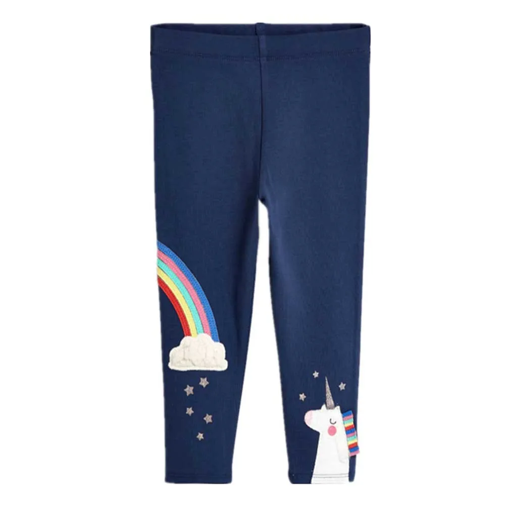 

Baby Girls Legging Pants Unicorn Applique Pencil Pants 2019 Hot Selling New Arrival Fashion Trouser Pants Girl Skinny 2-7Years