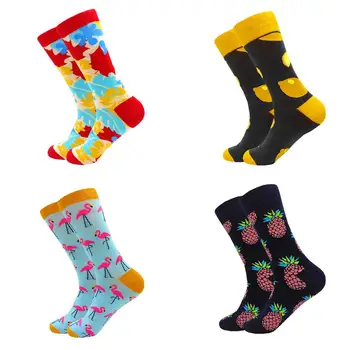 

Funny Cartoon print novelty socks compression cotton deodorant men woman socks cartoon couple College Skateboard