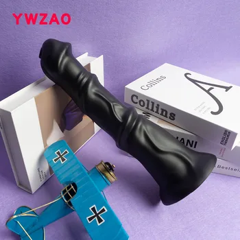 YWZAO Penis Men Anal Huge Strapon Dick Horse Sex Big For Women Couples Dildos Thrusting Toys Realistic Adults Only P47 5