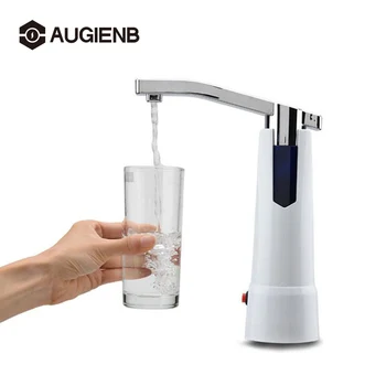 

AUGIENB Rechargable Electric Water Dispenser Pump Portable USB Charging Wireless Automatic Water Drinking Bottles Pump