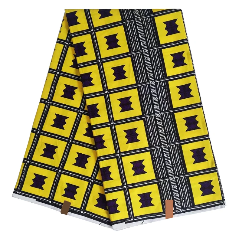 Miss L стиль африканская вощеная ткань принтом 6 ярдов/шт Анкара хлопок HL19S111649