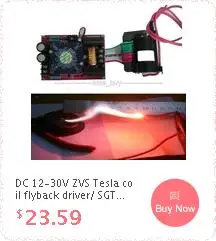 Электронные игрушки dc 12V tesla coil обучающий эксперимент Беспроводная передача мощности с светящейся трубкой световой индикатор светильник