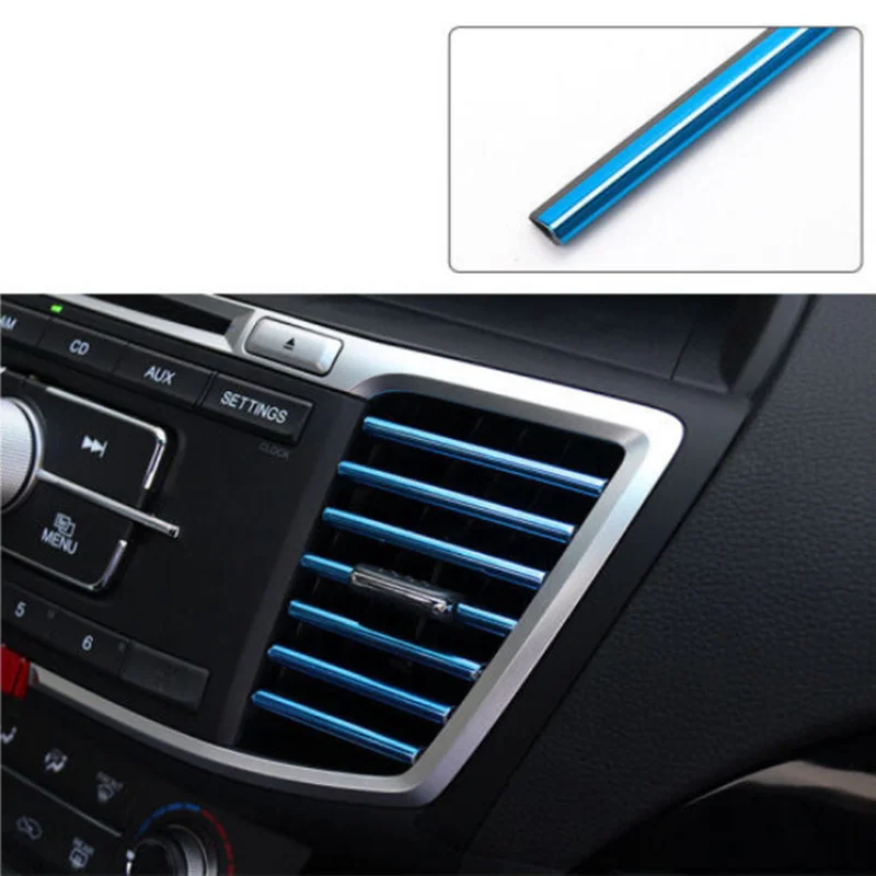 New Car Styling Car Air Vent Grille Decoration Strip Sticker Per Chrysler Sebring Voyager Crossfire Pt Cruiser 300C Aspen Town