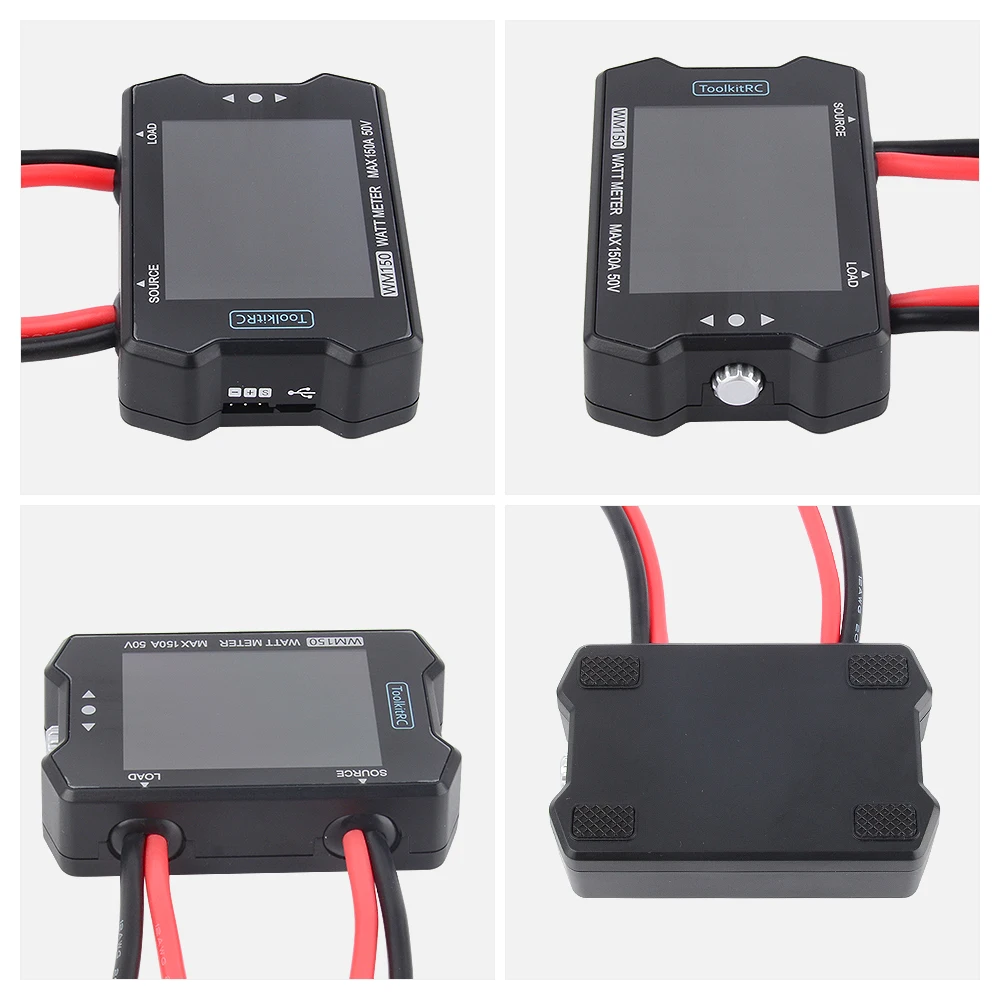 Анализатор мощности с ЖК дисплеем ToolkitRC WM150 150 А 50 в|Детали и аксессуары| |