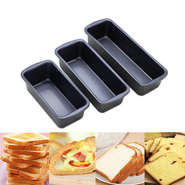 Metal Cake Pan Rectangle Toast Bread Loaf Pans Bakeware DIY Mold Mould  Carbon Steel Pastry Cooking Baking Tools Accessories - AliExpress