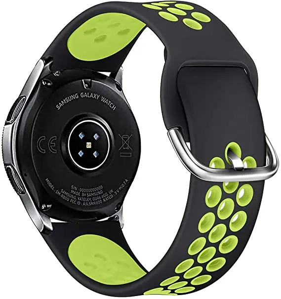 Silicone Smart Watch Strap - Adjustable 20/22mm Band for Enhanced Comfort and Style