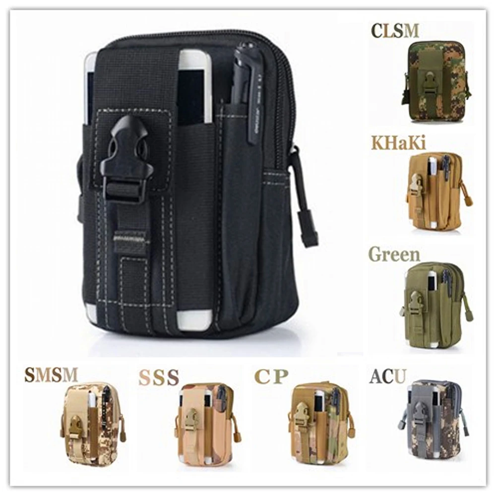 

Outdoor Tactical Pockets Canvas Waist Pack Mobile Phone Bag For iPhone 11 XR XS Max 8/7/6/5 Camouflage Small Belt Bag Fanny Pack