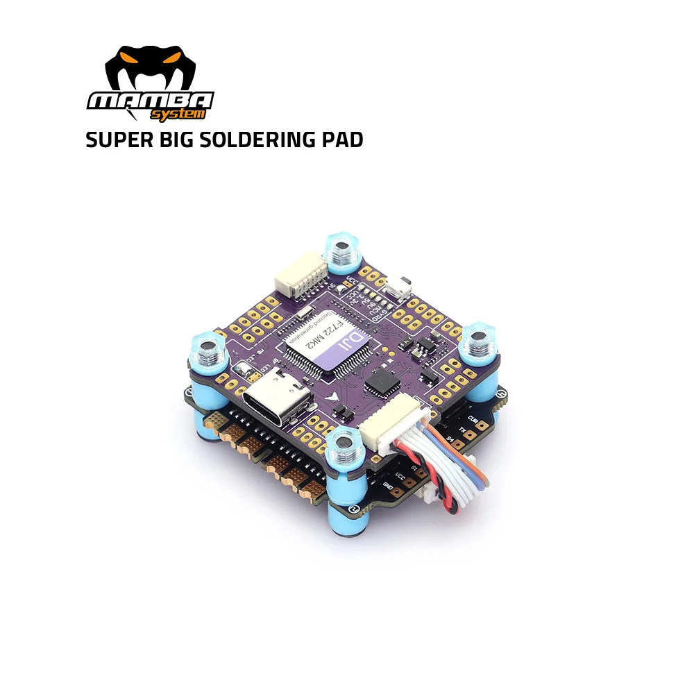 Diatone MAMBA DJI F722 MK2 Flight Control with F55 128K 3~6S ESC For RC Multicopter Drone RC Model