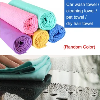 

New PVA Car Wash Towel Cleaner Ultra-Absorbent Home Cleaning Pets Bath Towel