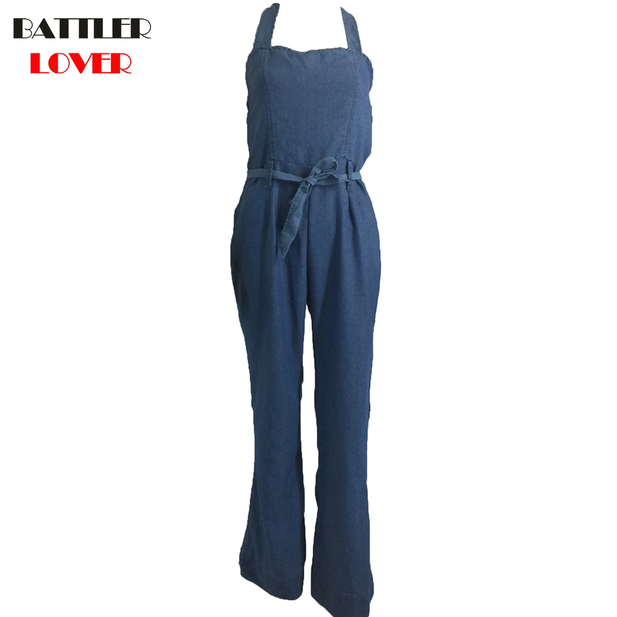 2018 Jean Wide Leg Jumpsuits Women Jumpsuit Gallus Feminino Combinaison Femme Rompers Womens Denim Jumpsuits Body Mujer Pants
