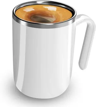 

pruveeo Self Stirring Mug Auto Self Mixing Stainless Steel Cup for /Coffee/Hot Chocolate/Milk/ for Office/Kitchen/Travel/Home