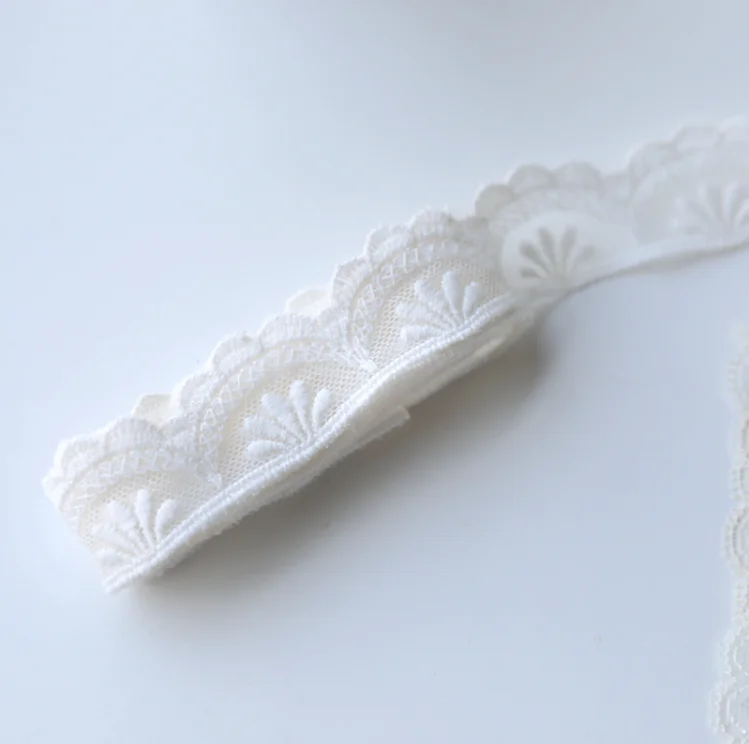 3 Meters Lace Trim Craft Flower Cotton Lace Fabric Venise Floral Embroidered Applique Decorated Ribbon lace fabric lace ribbon lace sewing supplies lace decoration lace accessories lace sewing accessories clothing craft accessories