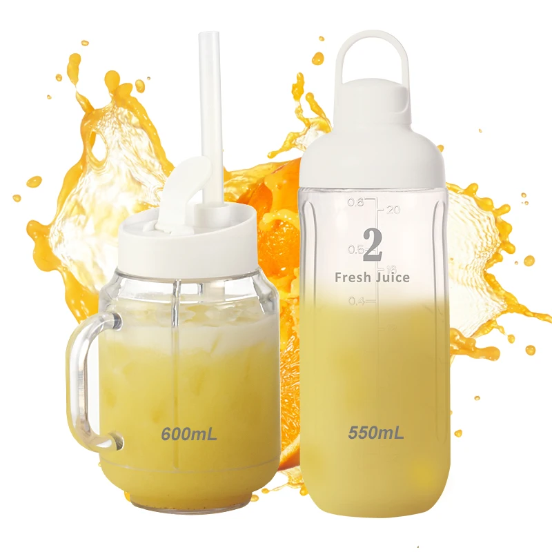 550ml 600ml copo de suco portátil