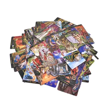 

78 Tarot Illuminatis Kit Tarot Cards Board Game Card Deck For Family Gathering Party Playing Cards