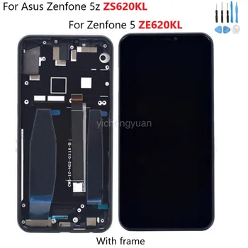 

For Asus Zenfone 5z ZS620KL LCD Display Touch Screen Original For Zenfone 5 Lcd Digitizer Assembly With Frame