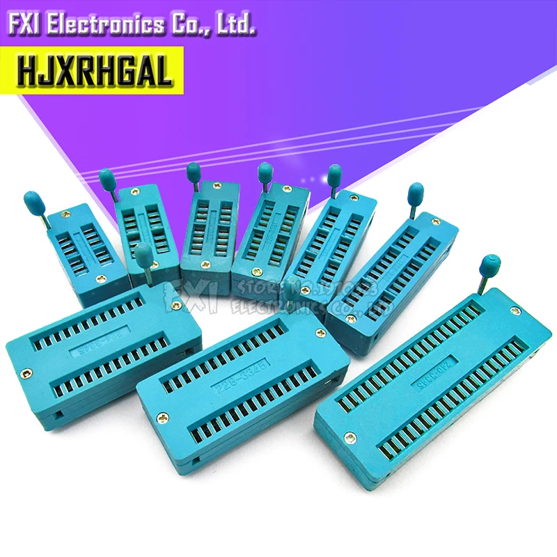 1 шт. IC замок сиденья zif Разъем тесты Универсальный розетки 14Pin 16Pin 18Pin 20Pin 24Pin 28Pin 14P