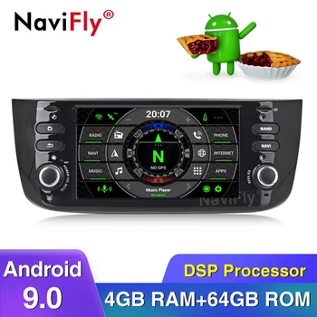 

NaviFly DSP 4GB+64GB 6.2" Android 9 Car Radio Player GPS WiFi Canbus for FIAT Punto 199 310 / Linea 323 2012 2013 2014 2015 2016