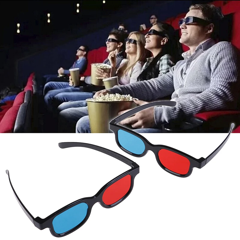 Hot sale Universal red blue 3d glasses for dimensional anaglyph movie game