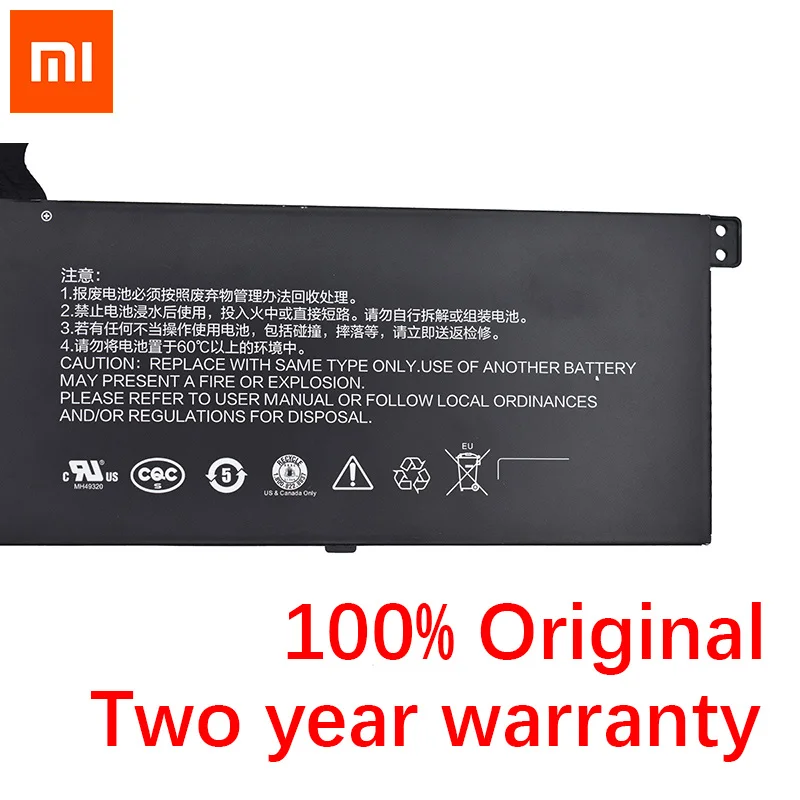7900 мА/ч, R15B01W Батарея для Xiaomi Pro i5 15,6 R15B01W 7,6 V 60.4Wh