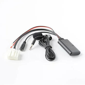 

New Arrival High Quality Car AUX Audio Cable Adapter Bluetooth Mic For Mazda 3 5 6 MX-5 RX-8 Stereo Radio