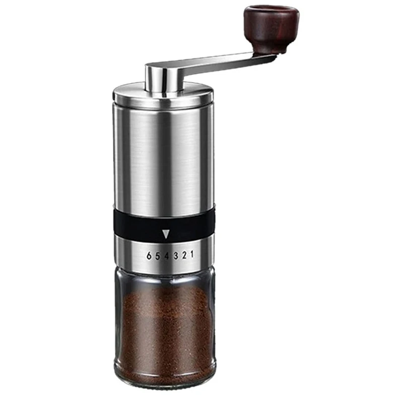 Hand Coffee Mill Grinder Portable Manual Removable Burr Machine | Дом и сад