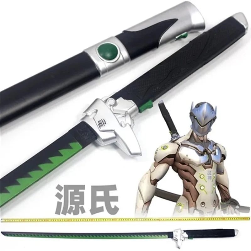 103 см Косплей Overwatch игра Гэндзи зло дух ножны нож Shimada Genji Katana ролевая PU модель